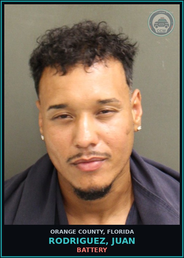 Booking mugshot of RODRIGUEZ, JUAN in Orange County