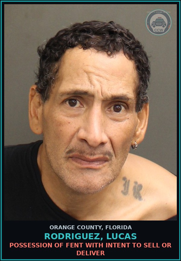 Booking mugshot of RODRIGUEZ, LUCAS in Orange County