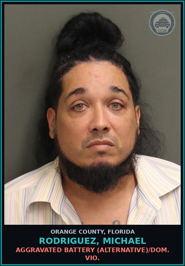 Booking mugshot of RODRIGUEZ, MICHAEL in Orange County