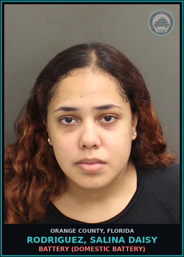 Booking mugshot of RODRIGUEZ, SALINA DAISY in Orange County