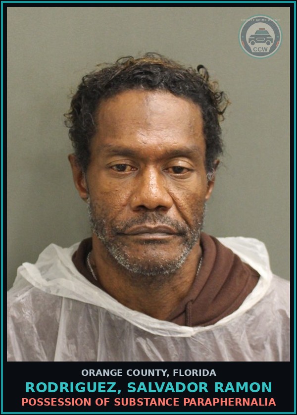 Booking mugshot of RODRIGUEZ, SALVADOR RAMON in Orange County