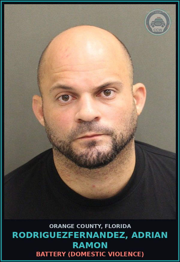 Booking mugshot of RODRIGUEZFERNANDEZ, ADRIAN RAMON in Orange County