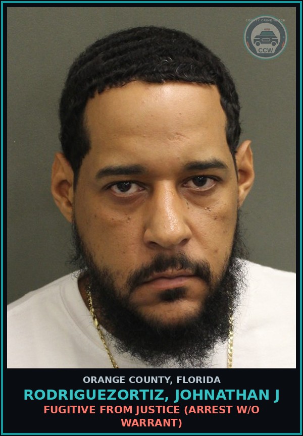 Booking mugshot of RODRIGUEZORTIZ, JOHNATHAN J in Orange County