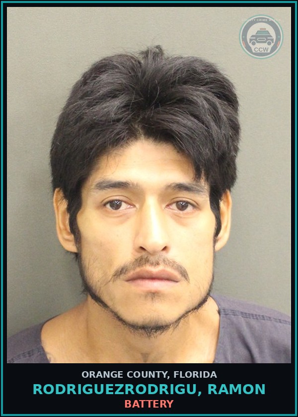 Booking mugshot of RODRIGUEZRODRIGU, RAMON in Orange County