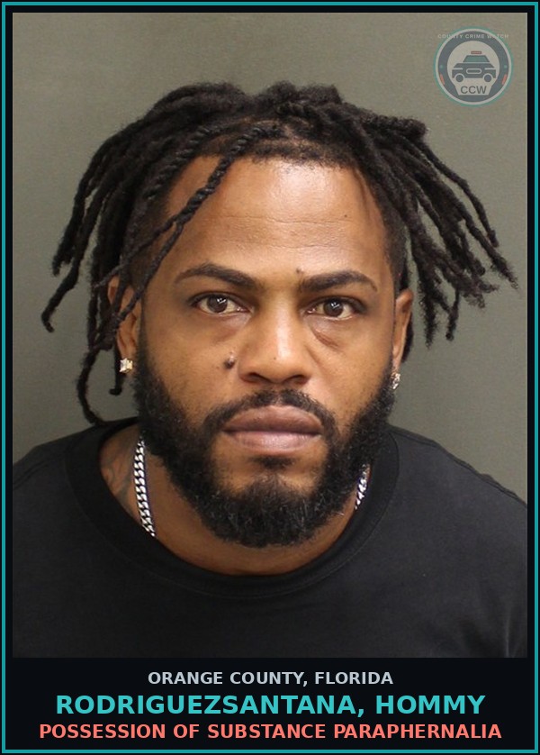 Booking mugshot of RODRIGUEZSANTANA, HOMMY in Orange County