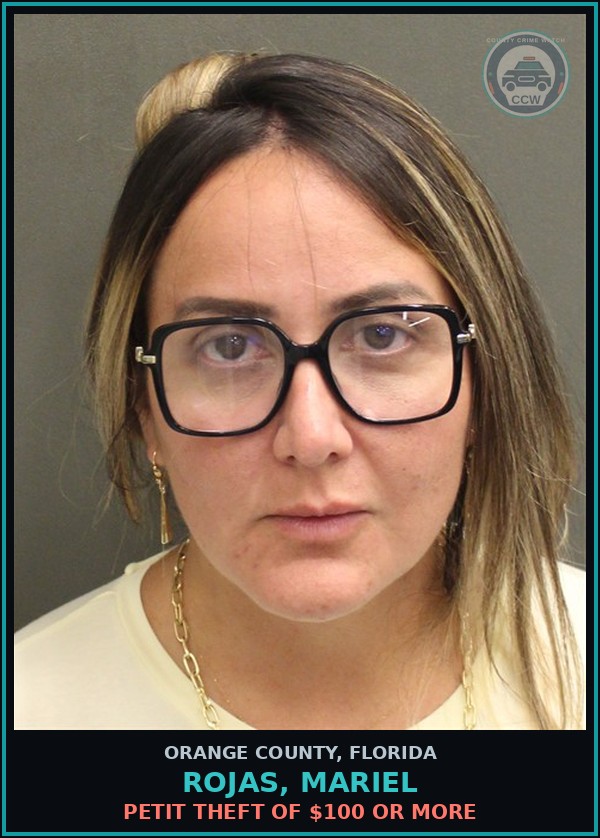 Booking mugshot of ROJAS, MARIEL in Orange County