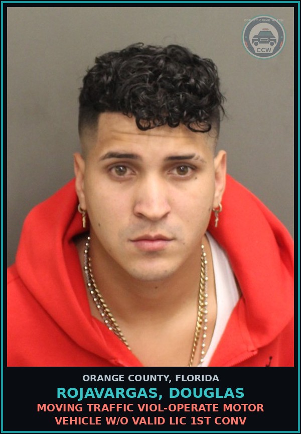 Booking mugshot of ROJAVARGAS, DOUGLAS in Orange County