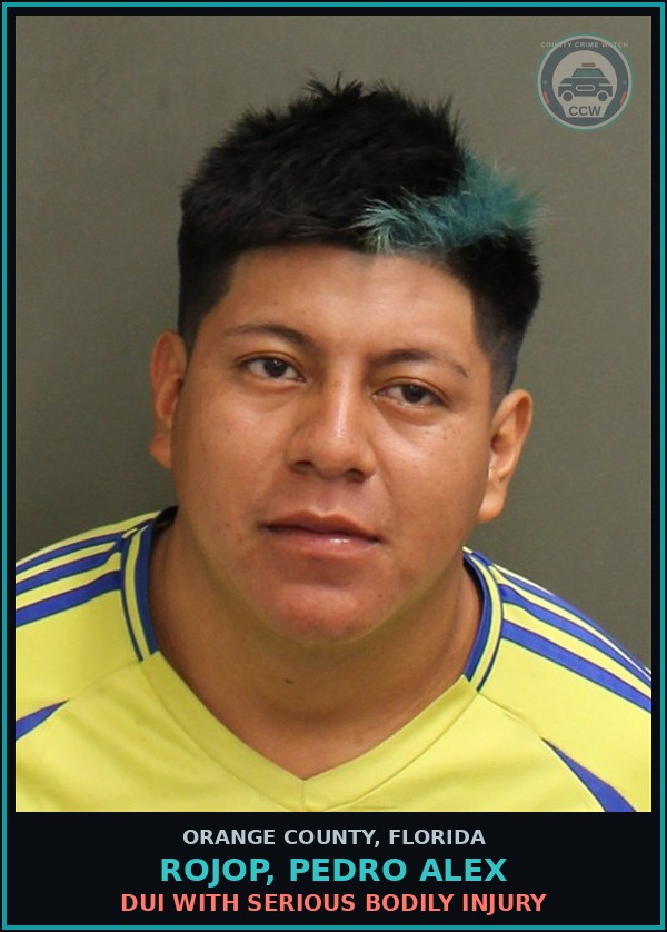 Booking mugshot of ROJOP, PEDRO ALEX in Orange County