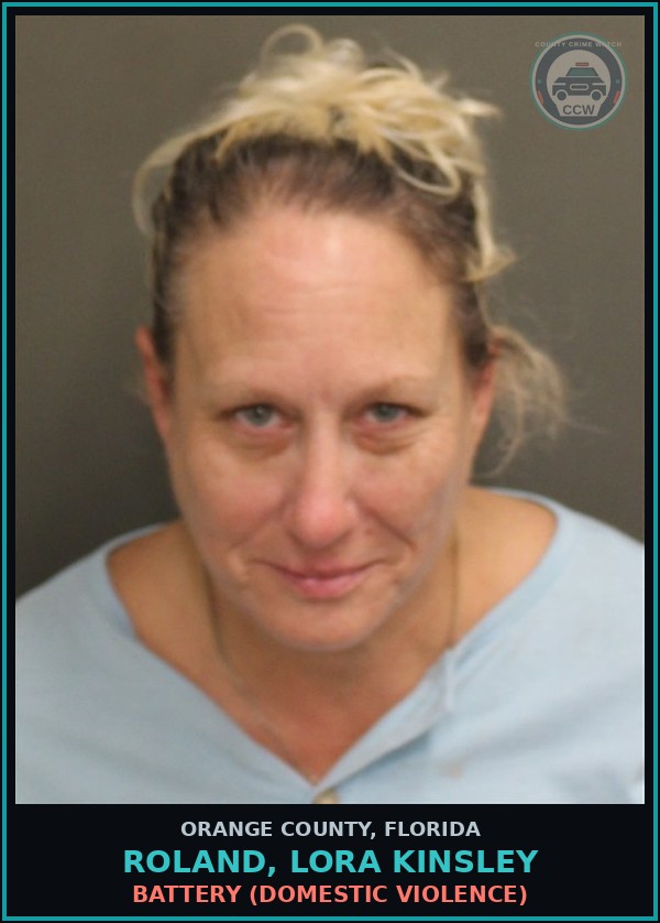 Booking mugshot of ROLAND, LORA KINSLEY in Orange County