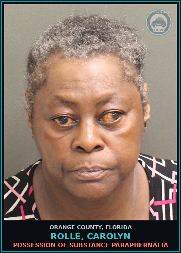 Booking mugshot of ROLLE, CAROLYN in Orange County