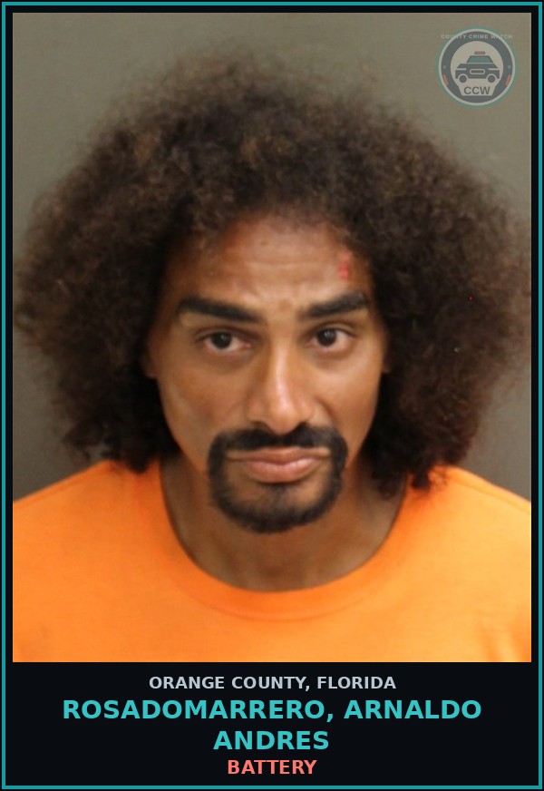 Booking mugshot of ROSADOMARRERO, ARNALDO ANDRES in Orange County
