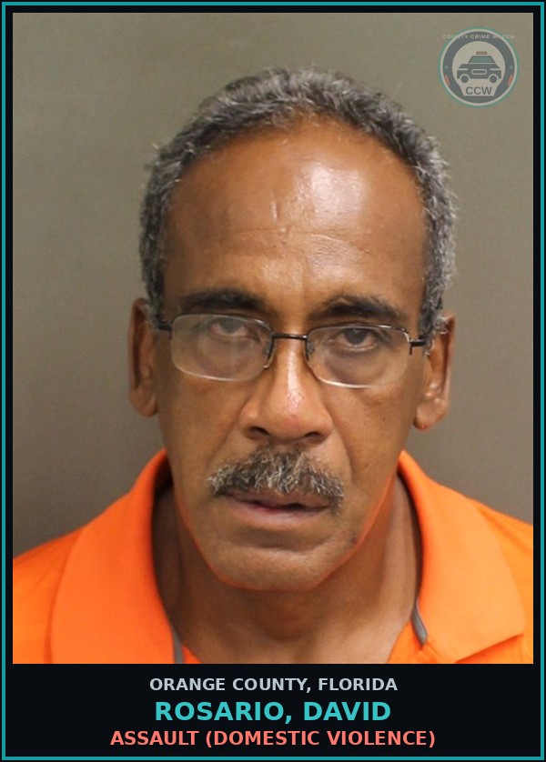 Booking mugshot of ROSARIO, DAVID in Orange County
