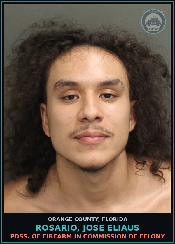 Booking mugshot of ROSARIO, JOSE ELIAUS in Orange County
