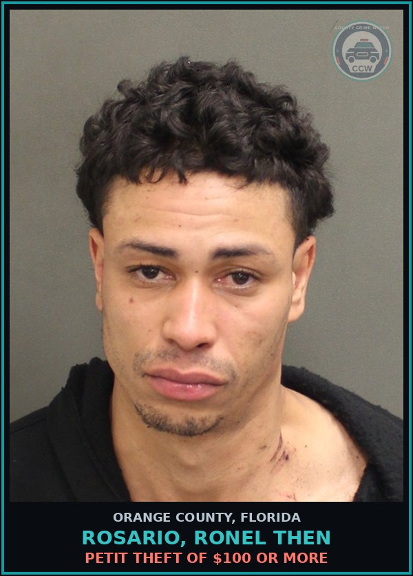 Booking mugshot of ROSARIO, RONEL THEN in Orange County