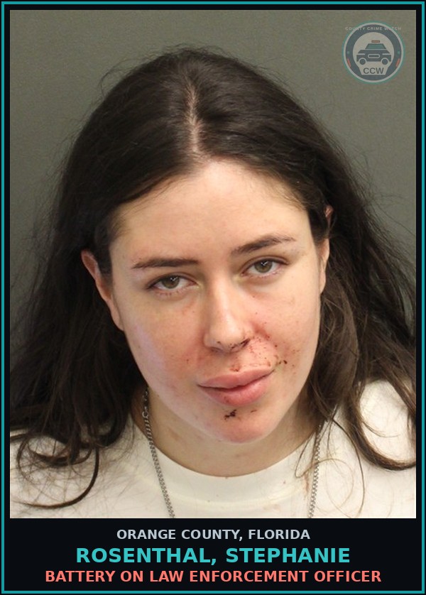 Booking mugshot of ROSENTHAL, STEPHANIE in Orange County