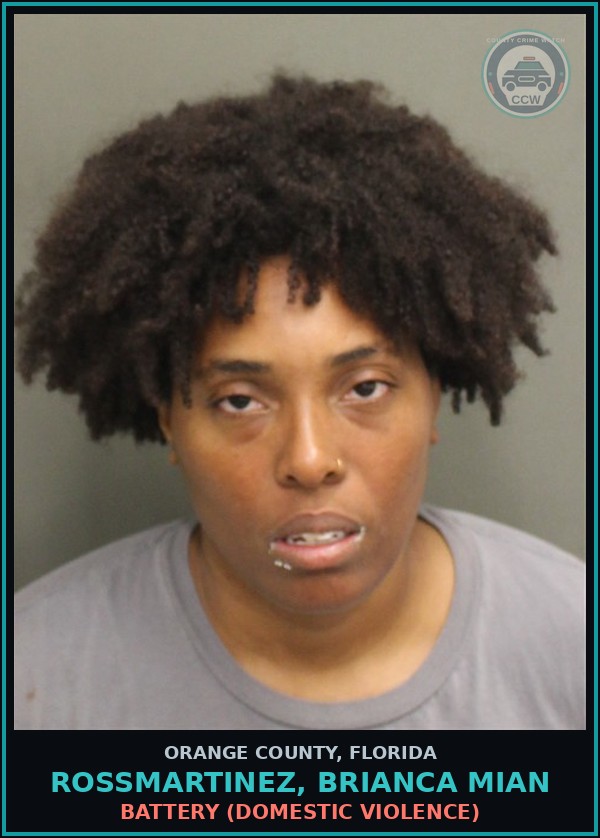 Booking mugshot of ROSSMARTINEZ, BRIANCA MIAN in Orange County