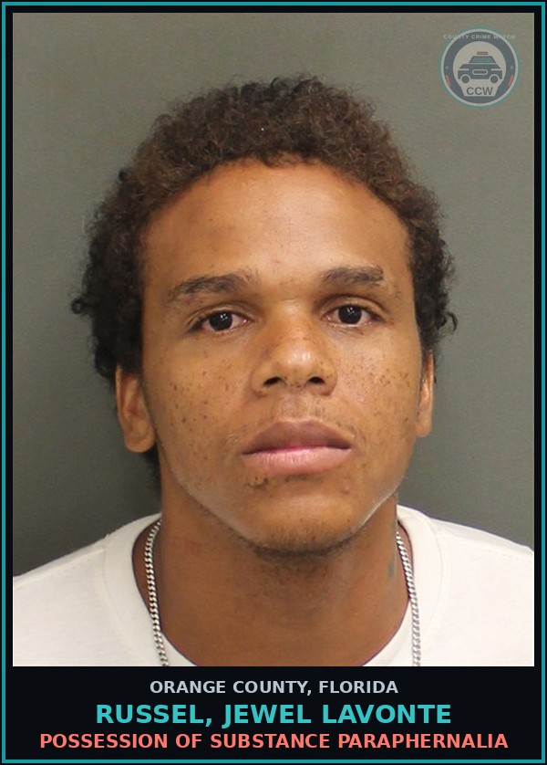 Booking mugshot of RUSSEL, JEWEL LAVONTE in Orange County