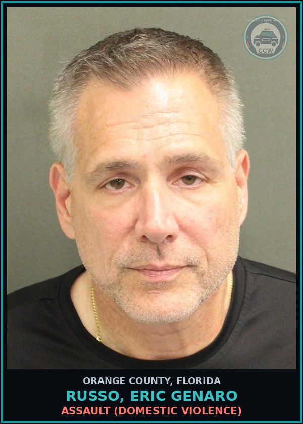 Booking mugshot of RUSSO, ERIC GENARO in Orange County