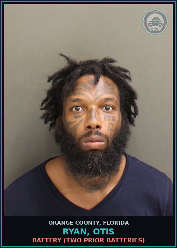 Booking mugshot of RYAN, OTIS in Orange County