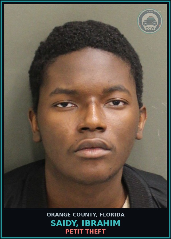 Booking mugshot of SAIDY, IBRAHIM in Orange County
