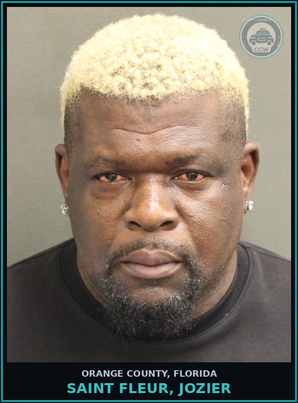 Booking mugshot of SAINT FLEUR, JOZIER in Orange County