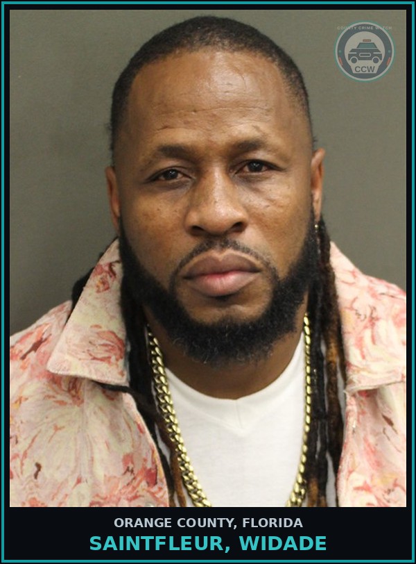 Booking mugshot of SAINTFLEUR, WIDADE in Orange County