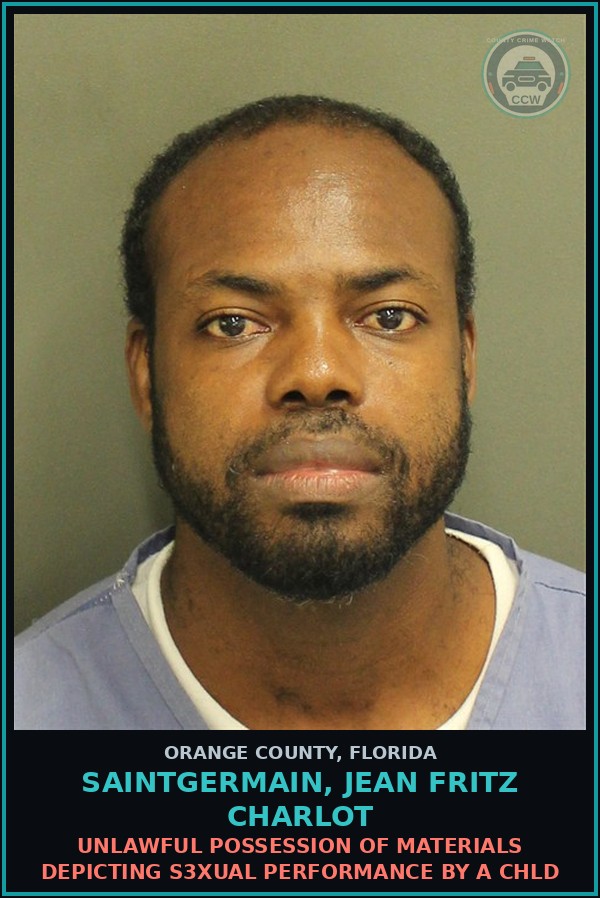 Booking mugshot of SAINTGERMAIN, JEAN FRITZ CHARLOT in Orange County
