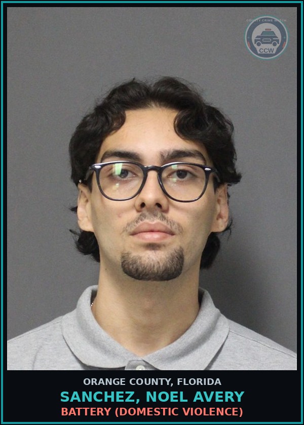 Booking mugshot of SANCHEZ, NOEL AVERY in Orange County
