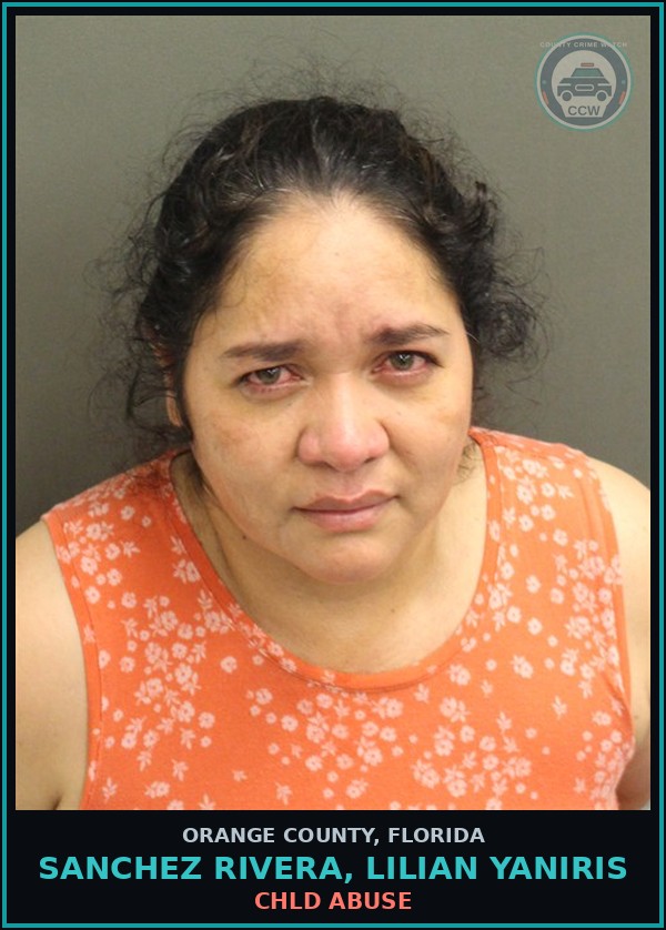 Booking mugshot of SANCHEZ RIVERA, LILIAN YANIRIS in Orange County