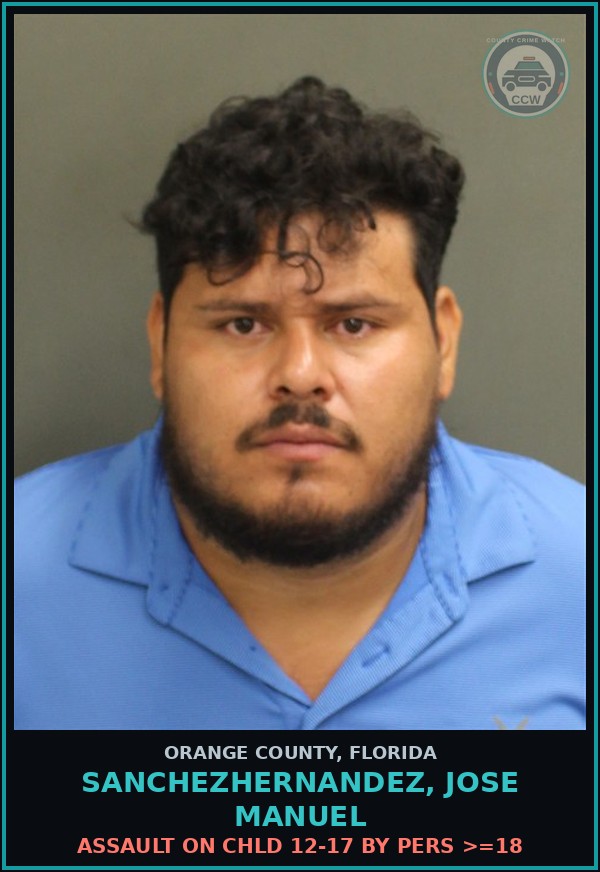 Booking mugshot of SANCHEZHERNANDEZ, JOSE MANUEL in Orange County