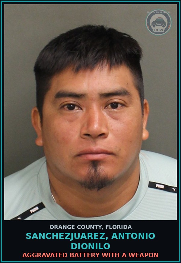 Booking mugshot of SANCHEZJUAREZ, ANTONIO DIONILO in Orange County
