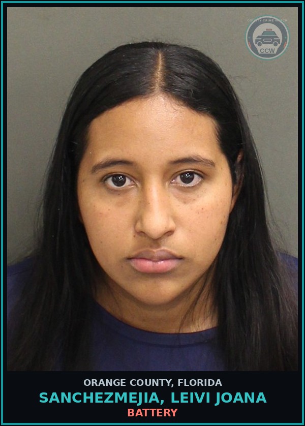 Booking mugshot of SANCHEZMEJIA, LEIVI JOANA in Orange County