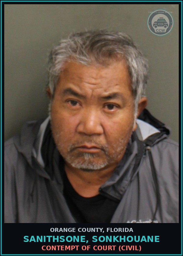 Booking mugshot of SANITHSONE, SONKHOUANE in Orange County