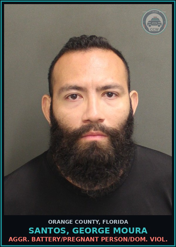 Booking mugshot of SANTOS, GEORGE MOURA in Orange County