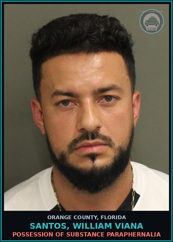Booking mugshot of SANTOS, WILLIAM VIANA in Orange County