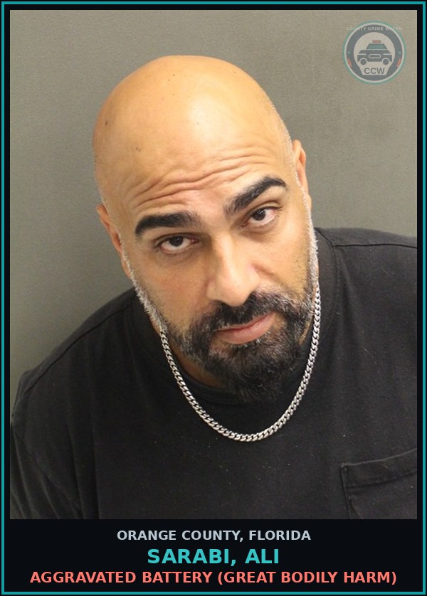 Booking mugshot of SARABI, ALI in Orange County