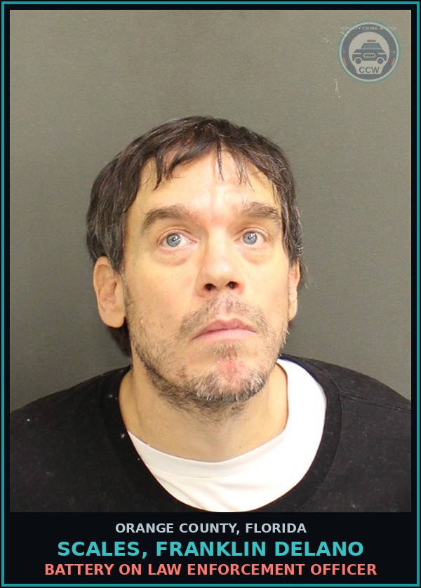 Booking mugshot of SCALES, FRANKLIN DELANO in Orange County