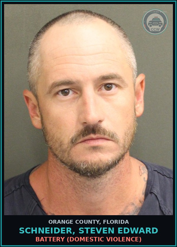 Booking mugshot of SCHNEIDER, STEVEN EDWARD in Orange County