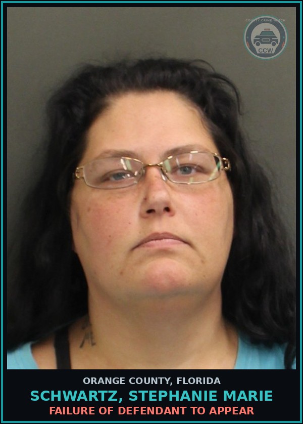 Booking mugshot of SCHWARTZ, STEPHANIE MARIE in Orange County