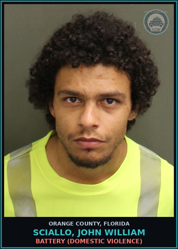Booking mugshot of SCIALLO, JOHN WILLIAM in Orange County