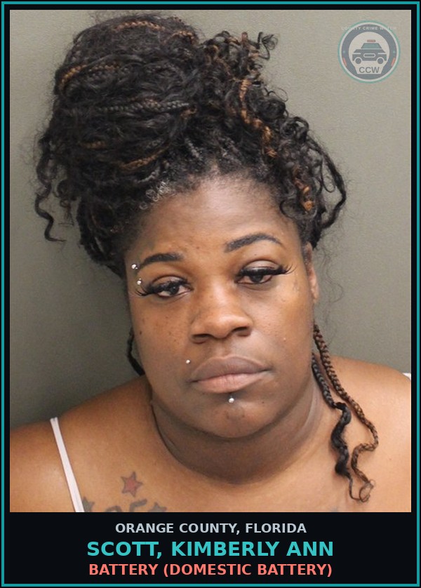 Booking mugshot of SCOTT, KIMBERLY ANN in Orange County