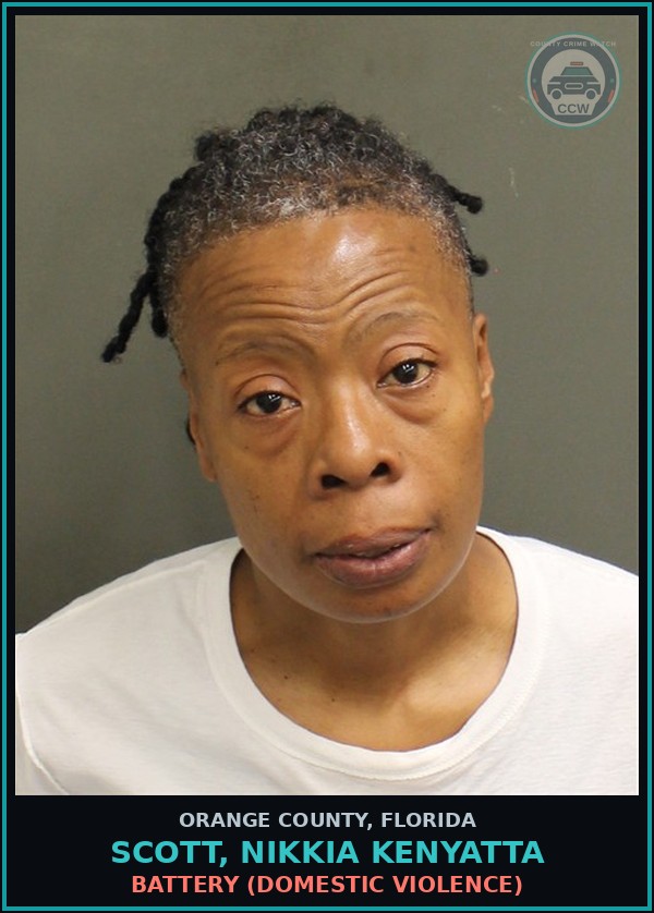 Booking mugshot of SCOTT, NIKKIA KENYATTA in Orange County