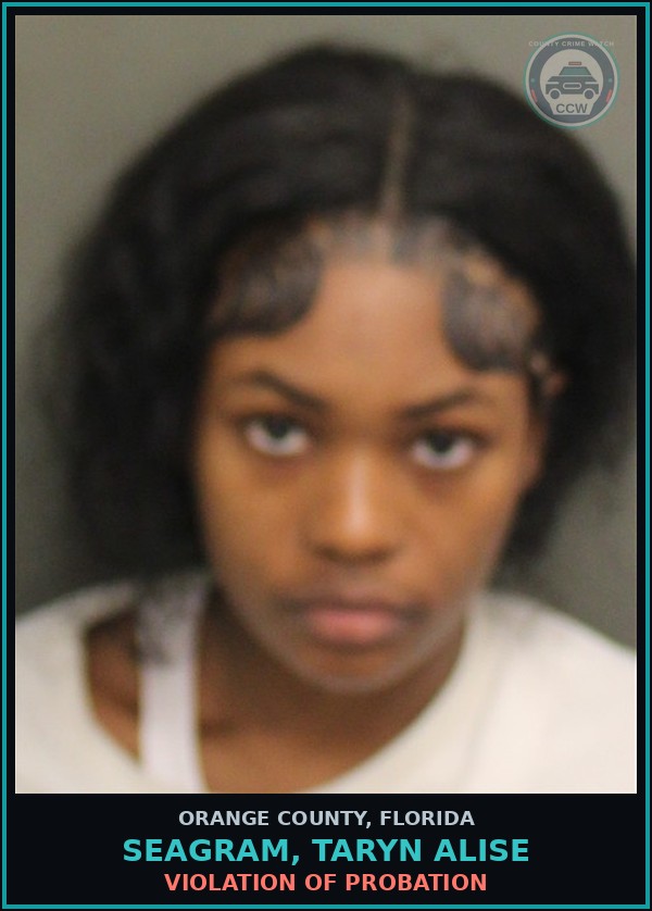 Booking mugshot of SEAGRAM, TARYN ALISE in Orange County