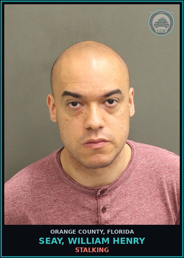 Booking mugshot of SEAY, WILLIAM HENRY in Orange County