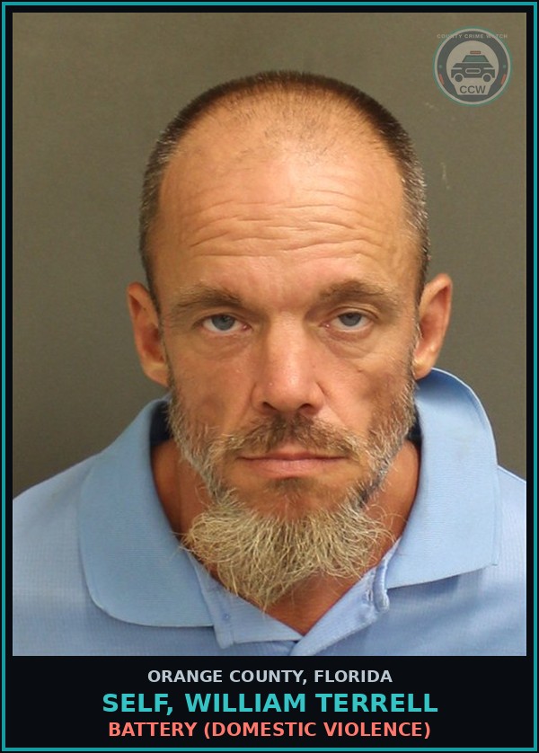 Booking mugshot of SELF, WILLIAM TERRELL in Orange County