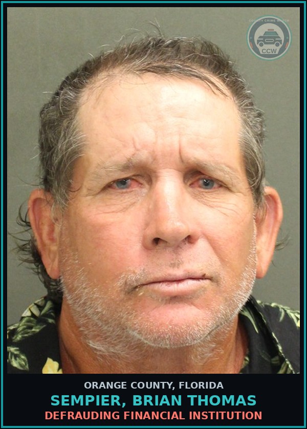 Booking mugshot of SEMPIER, BRIAN THOMAS in Orange County