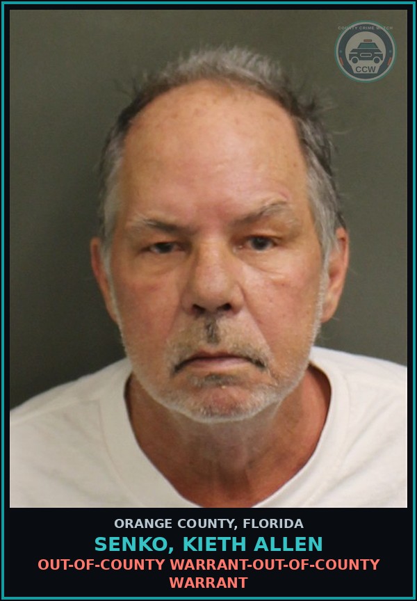 Booking mugshot of SENKO, KIETH ALLEN in Orange County