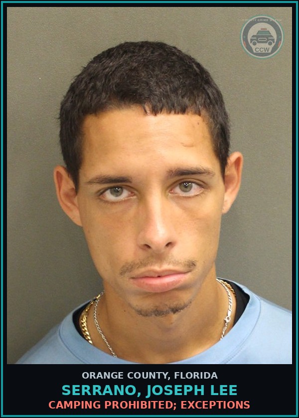 Booking mugshot of SERRANO, JOSEPH LEE in Orange County