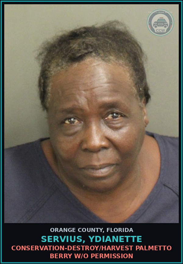 Booking mugshot of SERVIUS, YDIANETTE in Orange County