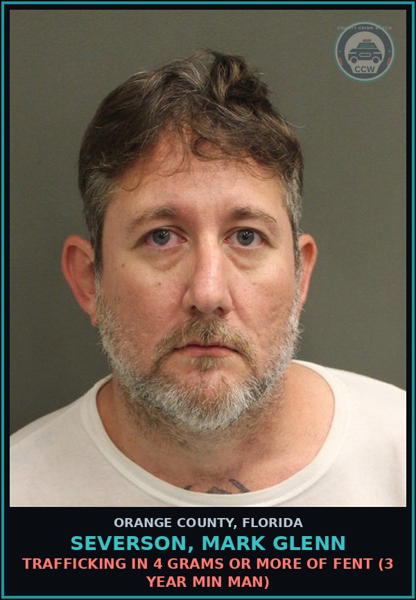 Booking mugshot of SEVERSON, MARK GLENN in Orange County